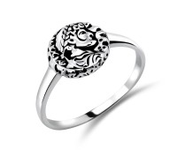 Silver Ring Antique Style NSR-311